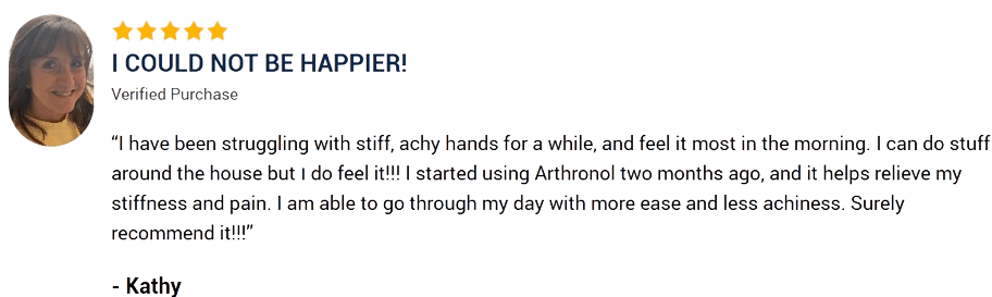 Arthronol Customer Reviews